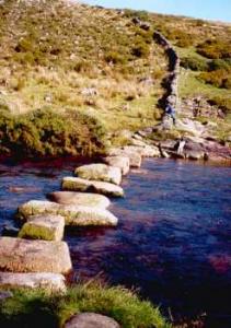 stepping stones at Laughter Hole