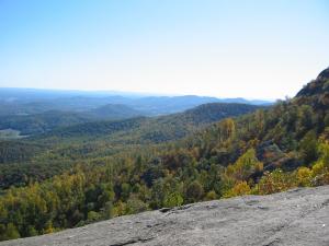 Blue Ridge Mountains seen from Old Rag