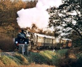steaming ahead on The Bluebell Railway