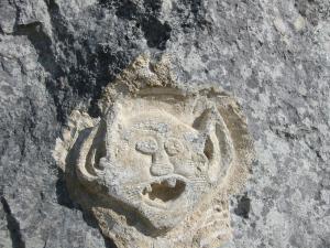 amateur carving in Portland Stone