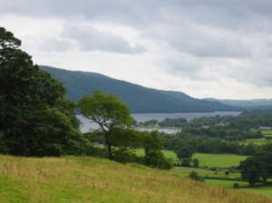 view across Coniston Water