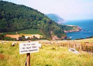 an exciting spot near Lee Abbey