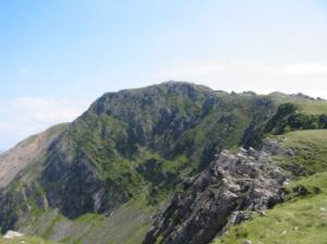 cliffs near the summit of Cader Idris