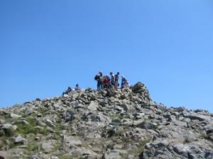 summit cairn on Cader Idris