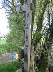 Wye Valley Walk sign