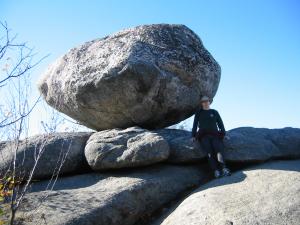 rocky section on Old Rag Mountain